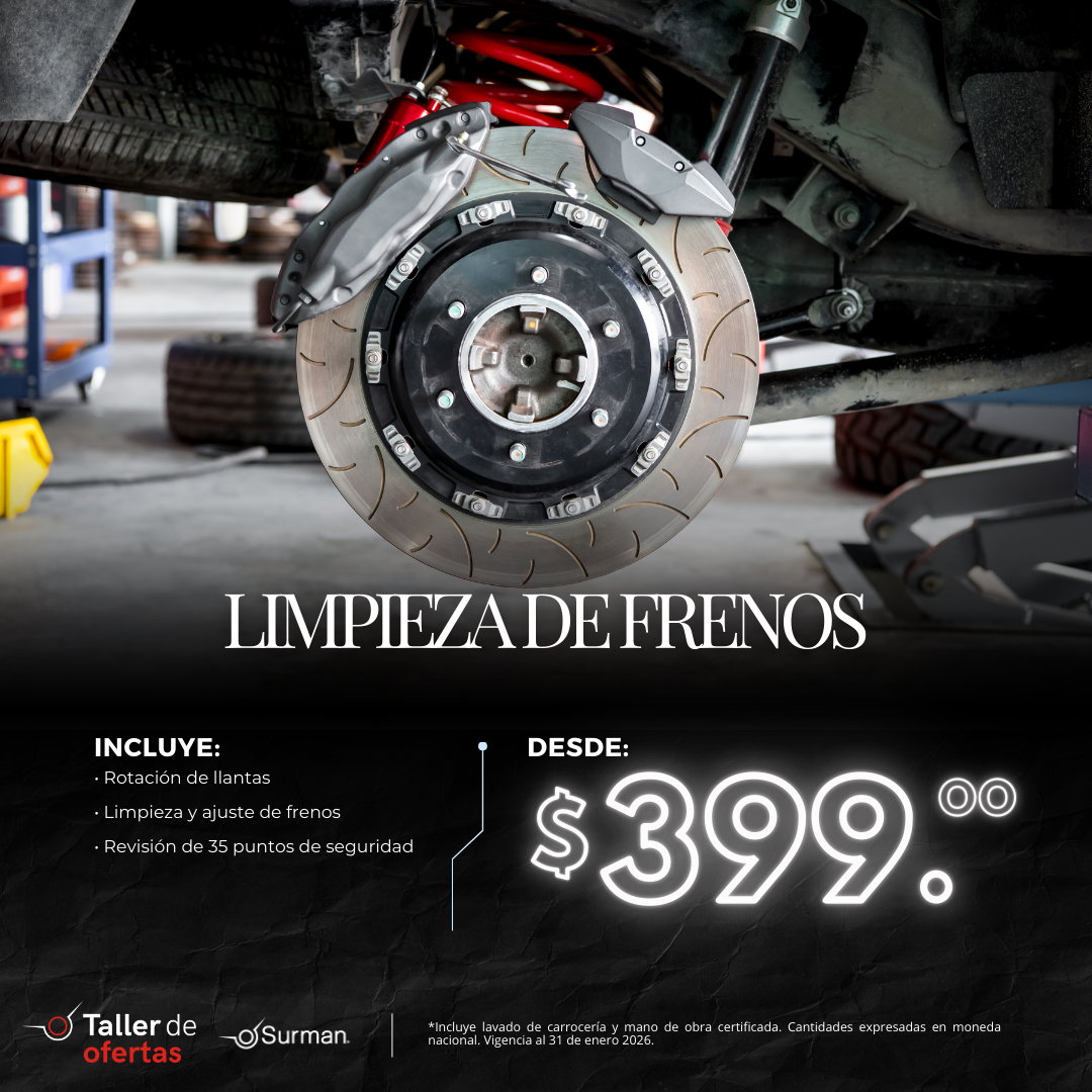 CUIDA TU SEGURIDAD Y REALIZA LIMPIEZA DE FRENOS